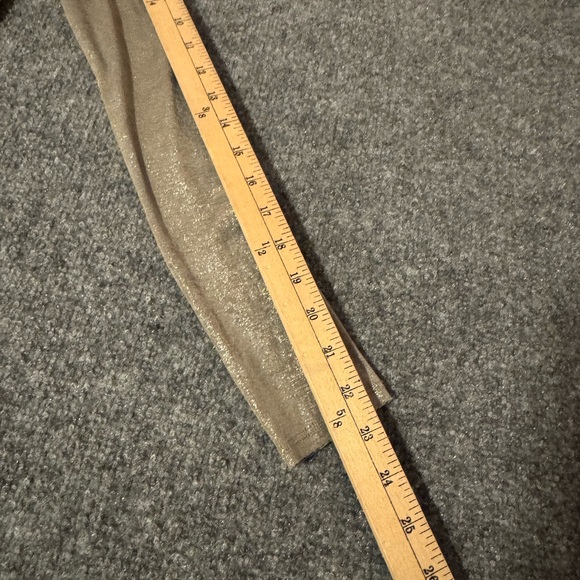 Alice+Olivia Champagne Silver Tabitha Bodycon Mini Dress Long Sleeve Shimmer XS - Picture 8 of 12